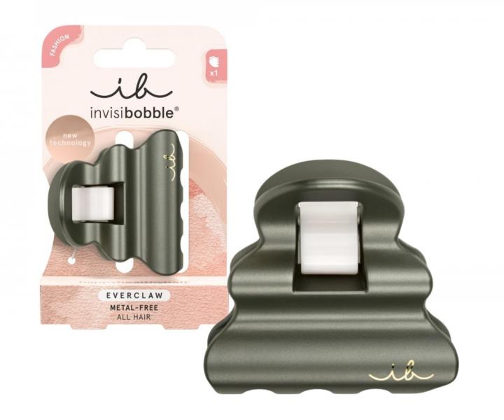 Klamra do w�os�w Invisibobble Everclaw M Piny Plateau - ciemnoszara metaliczna