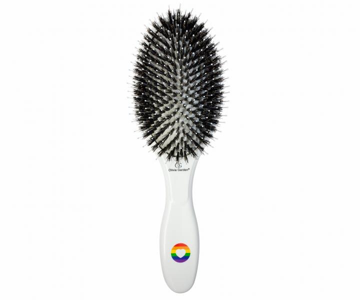 Szczotka do w�os�w Olivia Garden Pride Edition Supreme Combo - 245 x 75 mm