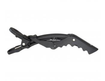 Klipsy do w�os�w gumowe Hairway - 11,5 cm - 6 szt - czarne