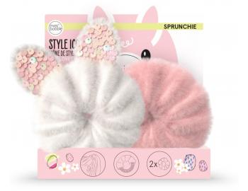 Ozdobne gumki spiralki dla dzieci Invisibobble Sprunchie Easter Cotton Candy - 2 szt.