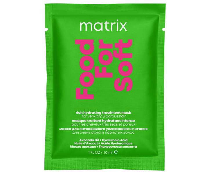 Maska nawil�aj�ca do w�os�w suchych Matrix Food For Soft Rich Hydrating Treatment Mask - 10 ml (bonus)