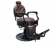 Fotel fryzjerski barberski Sibel Barburys Malone - brzowy