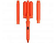 Wielofunkcyjna potrjna lokwka do rnych stylizacji wosw Freylish Hair Curler Pro - 25 mm i 32 mm - pomaraczowa