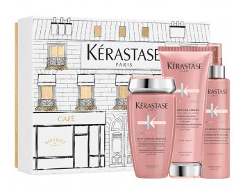 Zestaw upominkowy wzmacniajcy i nawilajcy do wosw farbowanych Krastase Chroma Absolu