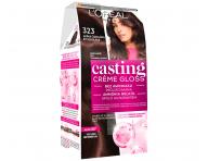 Farba do wosw bez amoniaku Loral Casting Crme Gloss - 323 ciemna czekolada