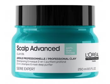 Szampon i maska 2w1 do przetuszczajcej si skry gowy Loral Professionnel Scalp Advanced -250 ml