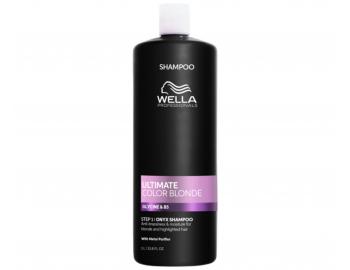 Szampon neutralizuj�cy do w�os�w blond i z pasemkami Wella Professional Ultimate Colour Blonde Onyx Shampoo - 1000 ml