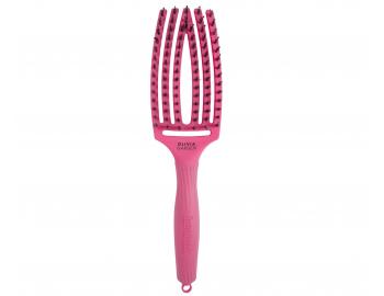 Szczotka Olivia Garden Fingerbrush Combo Medium - rowa