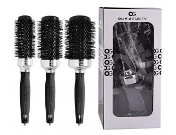 Zestaw upominkowy okr�g�ych szczotek do w�os�w Olivia Garden Eclipse Nanothermic Thermal