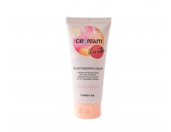 Krem z keratyn na rozdwojone kocwki wosw Inebrya Ice Cream Velvet Keratin Cream - 100 ml