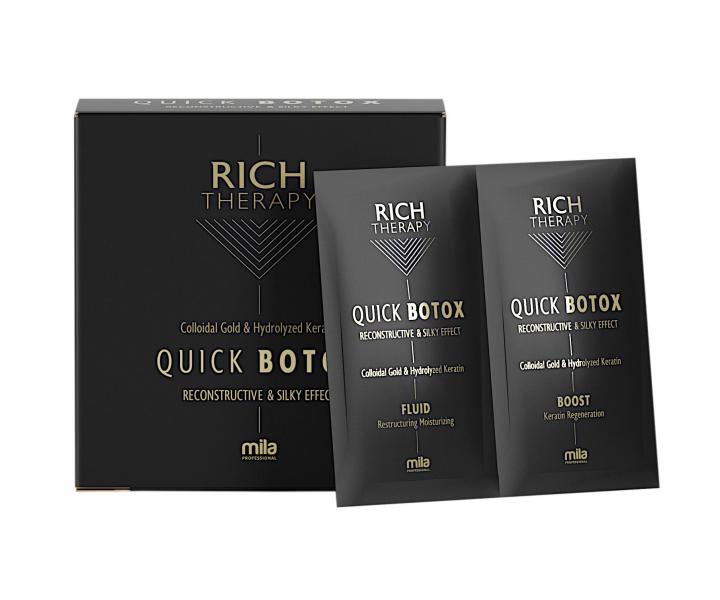 Kuracja keratynowa do w�os�w zniszczonych Mila Rich Therapy - 12 x 24 ml