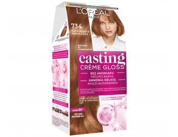 Farba do wosw bez amoniaku Loral Casting Crme Gloss - 734 miodowy bursztyn