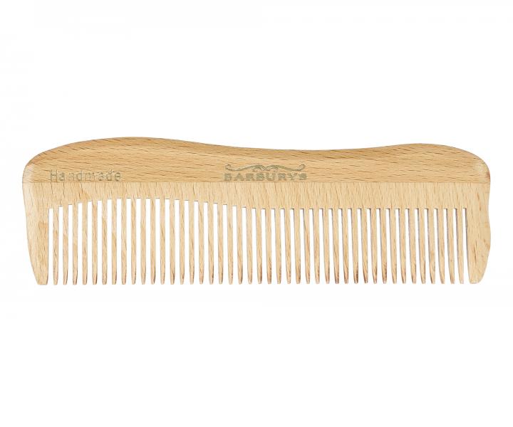 Grzebie z drewna bukowego Sibel Barburys Steamed Beech Wood 01 - 17 x 5,5 cm