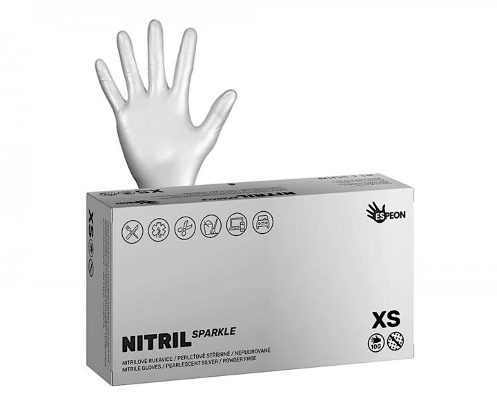 Rkawiczki nitrylowe Espeon Nitril Sparkle - 100 szt - XS