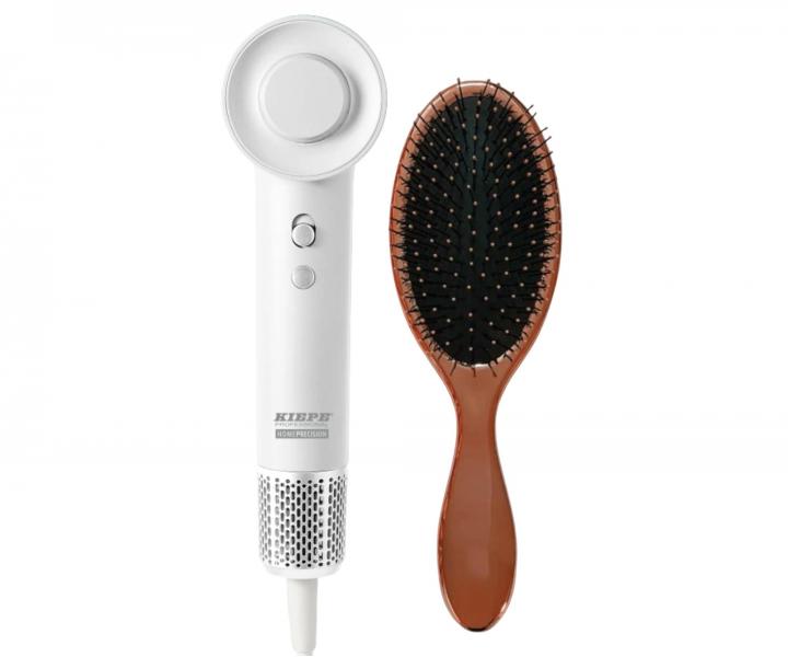 Suszarka do w�os�w Kiepe Professional Home Precision BLDC - 1100 W - bia�a + szczotka Kiepe gratis