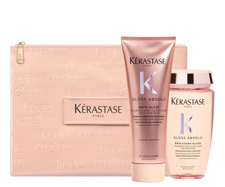 Zestaw do w�os�w ze sk�onno�ci� do puszenia si� K�rastase Gloss Absolu + kosmetyczka gratis