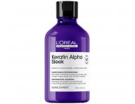 Szampon d�ugotrwale wyg�adzaj�cy do w�os�w pusz�cych si� Lor�al Professionnel Serie Expert Keratin Alpha Sleek - 300 ml