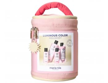 Zestaw upominkowy rozja�niaj�cy do w�os�w farbowanych Maria Nila Luminous Colour Beauty Bag + kosmetyczka gratis