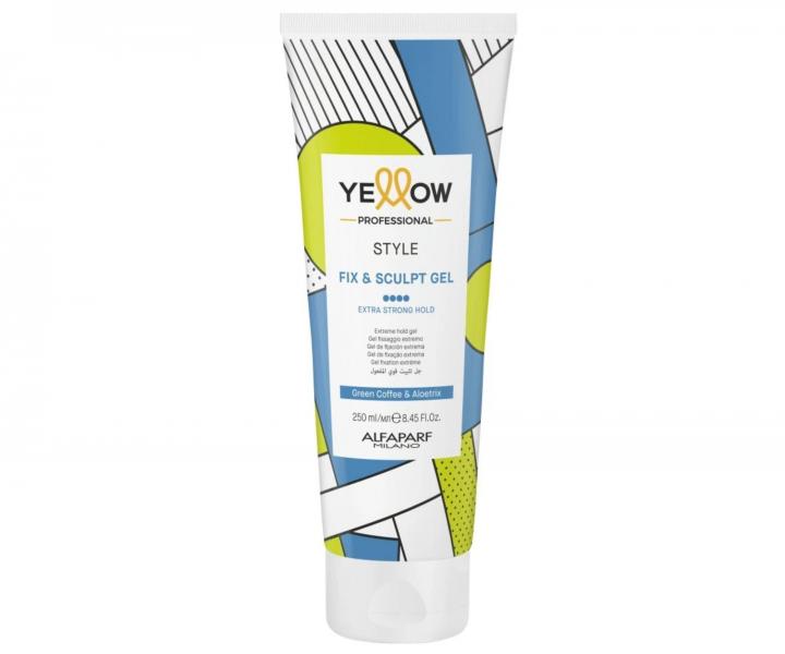 �el do w�os�w o ekstra mocnej fixacji Yellow Professional Style Fix & Sculpt Gel - 250 ml