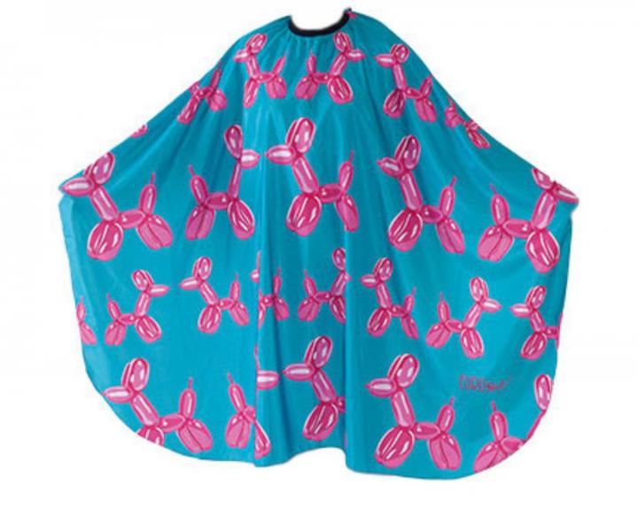 Peleryna fryzjerska do strzyenia wosw Eurostil Professional - balonowy piesek - metalowy haczyk