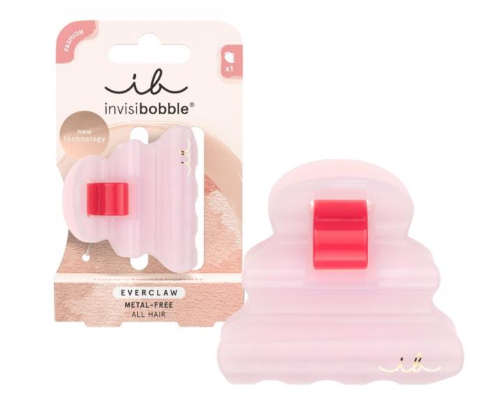Klamra do w�os�w Invisibobble Everclaw M Rosy Plateau - jasnor�owa
