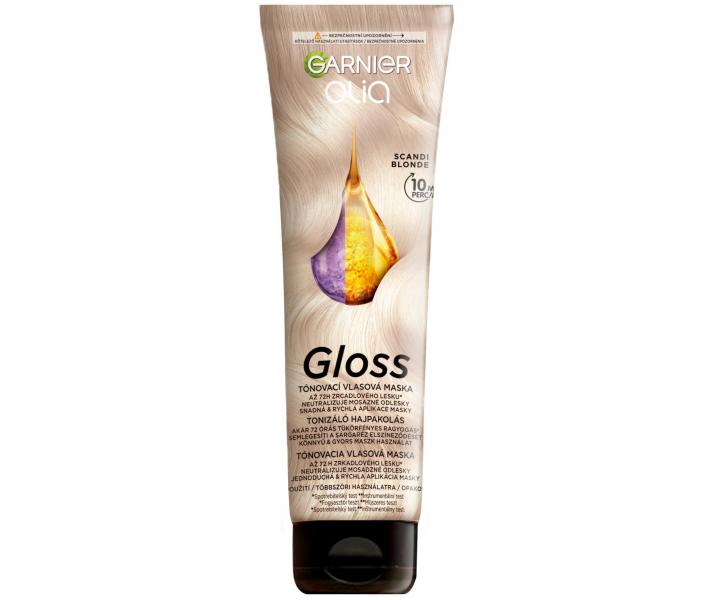 Maska tonuj�ca do w�os�w Garnier Olia Gloss Scandi Blonde - 150 ml - ch�odny blond