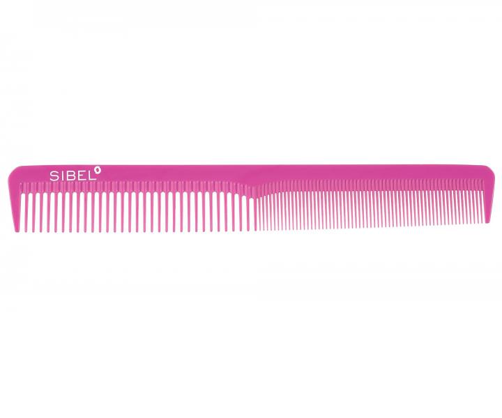 Grzebie antystatyczny do wosw Sibel 4011613 - 17,5 cm - rowy