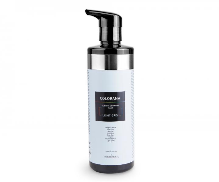 Semi-permanentna maska do wosw Klral System Colorama Light Grey - 500 ml - jasnoszara + szczotka gratis