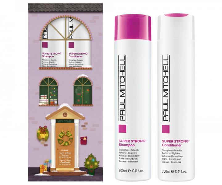 Zestaw upominkowy wzmacniajcy do wosw Paul Mitchell Super Strong Duo