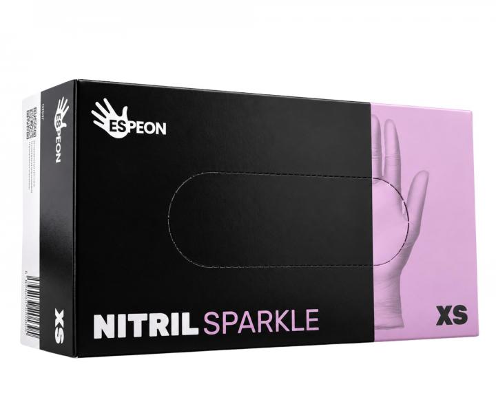 R�kawiczki nitrylowe Espeon Nitril Sparkle - 100 szt - XS