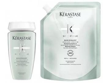 Szampon koj�cy do w�os�w przet�uszczaj�cych si� i wra�liwych K�rastase Specifique Divalent - 250 ml + zapas 500 ml