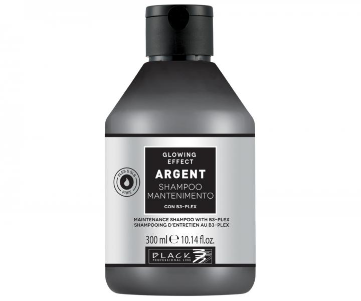 Szampon do wosw zniszczonych i amliwych Black Professional Argent Glowing Effect Shampoo - 300 ml