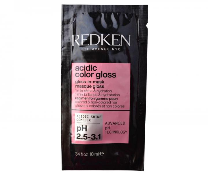 Maska rozjaniajca i nawilajca do wosw farbowanych Redken Acidic Color Gloss Gloss-In-Mask - 10 ml (bonus)