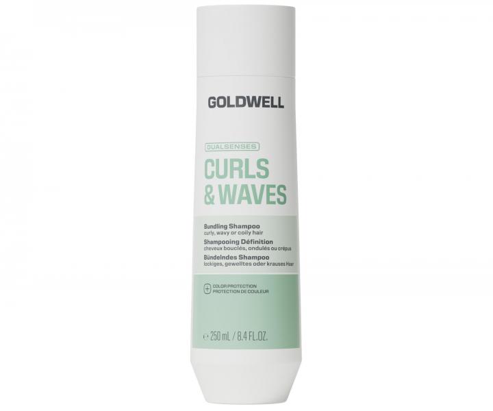 Szampon nawil�aj�cy do w�os�w falowanych i kr�conych Goldwell Dualsenses Curls & Waves Bundling Shampoo - 250 ml