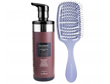 Semi-permanentna maska koloryzujca do wosw Klral System Colorama 4.6 - 500 ml - czekoladowy brz + szczotka gratis