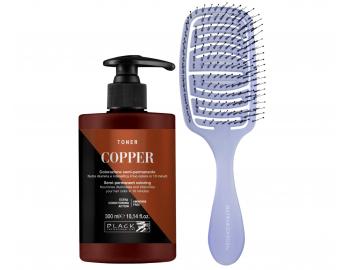 Toner koloryzujcy do wosw Black Professional Crazy Toner - Copper (miedziany) + szczotka gratis