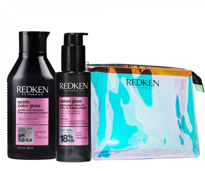 Zestaw roz�wietlaj�cy do w�os�w farbowanych Redken Acidic Color Gloss + kosmetyczka gratis