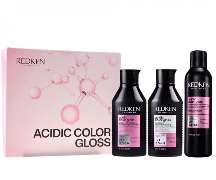 Zestaw upominkowy rozja�niaj�cy do w�os�w farbowanych Redken Acidic Color Gloss