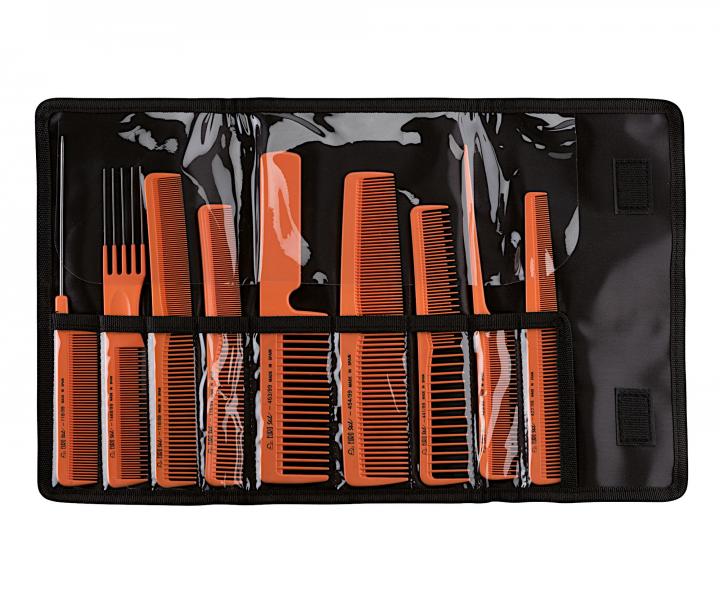Zestaw profesjonalnych grzebieni w etui Eurostil Professional
