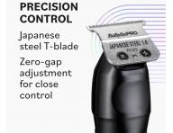 Profesjonalny trymer do w�os�w BaByliss Pro FreshFX T-Blade Trimmer FX76E - czarny