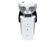 Myjnia fryzjerska Detail Luxor - czarny fotel (71) - biaa myjnia