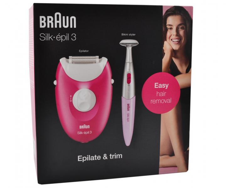Depilator damski z akcesoriami Braun Silk pil 3 3-420