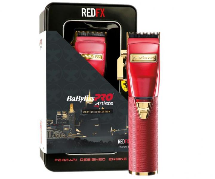 Profesjonalna maszynka do wosw BaByliss Pro FX8700RE - czerwona
