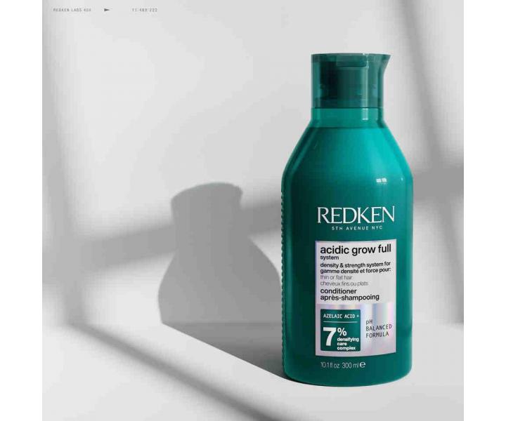 Seria nadaj�ca g�sto�� i obj�to�� w�osom cienkim, oklapni�tym i normalnym Redken Acidic Grow Full Sy