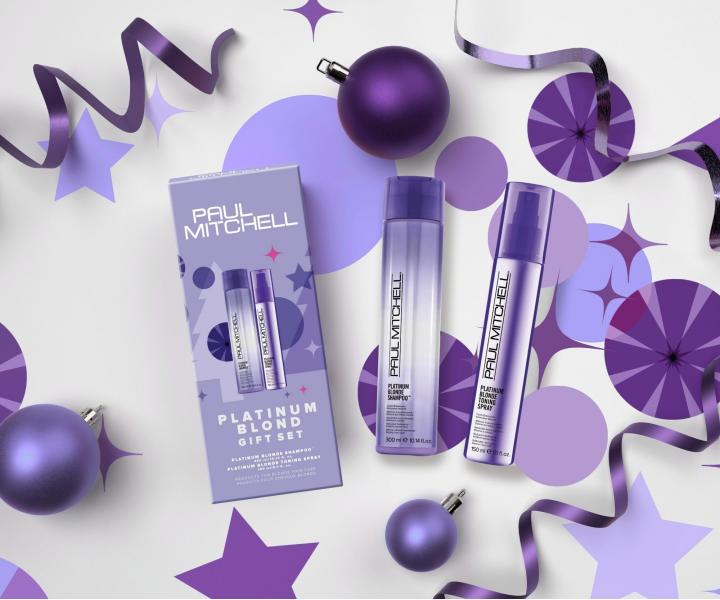 Zestaw upominkowy do w�os�w blond Paul Mitchell Platinum Blond Gift Set