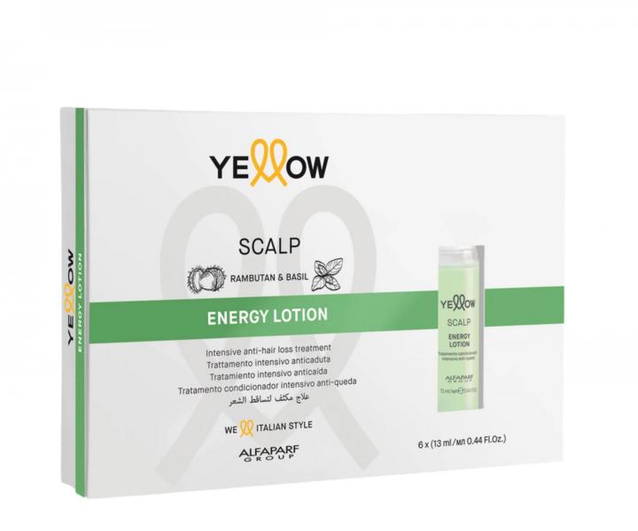 Intensywna kuracja przeciw wypadaniu w�os�w Yellow Professional Scalp Energy Lotion - 6 x 13 ml