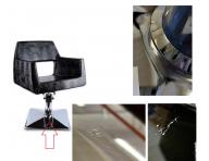 Fotel fryzjerski Detail Luxor - czarny (71)