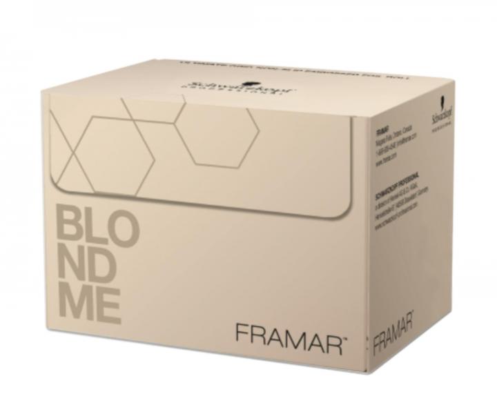 Profesjonalna folia fryzjerska aluminiowa z toczeniem Framar X Schwarzkopf Professional BlondMe - 97,5 m - zota