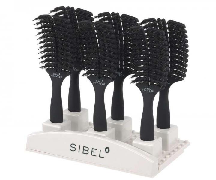 Modu�owy display na szczotki Sibel - szary (bonus)