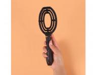 Szczotka do rozczesywania i suszenia w�os�w z w�osiem dzika i nylonowym Sister Young Coco Hair Brush - czarna